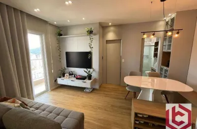 Apartamento com 1 dormitório à venda, 43 m² por r$ 638.000,00 - campo grande - santos/sp