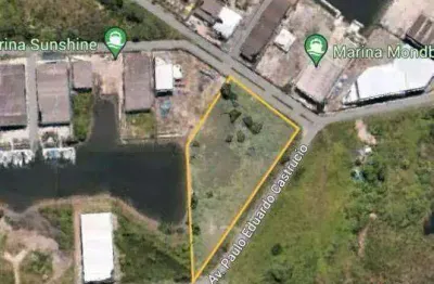 Terreno à venda, 17454 m² por r$ 12.000.000,00 - cing - guarujá/sp