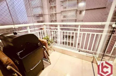 Acquaplay com 2 dormitórios à venda, 68 m² por r$ 577.000 - marapé - santos/sp