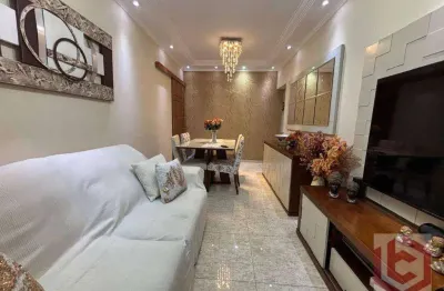 Apartamento com 2 dormitórios à venda, 98 m² por r$ 636.000,00 - josé menino - santos/sp