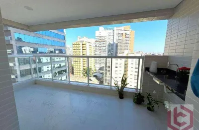 Apartamento com 2 dormitórios à venda, 87 m² por r$ 1.378.000,00 - gonzaga - santos/sp