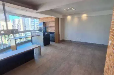 Apartamento com 2 dormitórios com varanda gourmet, prédio com área de lazer,  para alugar, 124 m² por r$ 6.300 + encargos/mês - boqueirão - santos/sp