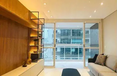 Apartamento com 3 dormitórios à venda, 150 m² por r$ 1.790.000,00 - pompéia - santos/sp