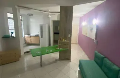 Apartamento com 1 dormitório, 1 quadra da praia,  para alugar, 47 m² por r$ 2.500 + encargos/mês - boqueirão - santos/sp