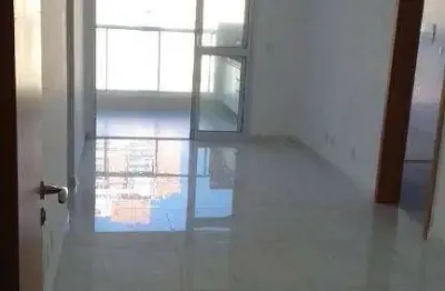 Apartamento NOVO com 2 dormitórios e Sacada, prédio com área de lazer para alugar, 87 m² por R$ 7.000 PACOTE/mês - Gonzaga - Santos/SP