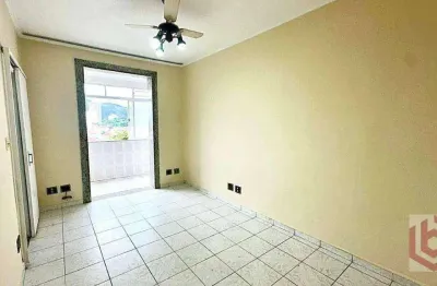Apartamento com 1 dormitório à venda, 43 m² por r$ 220.000,00 - centro - são vicente/sp