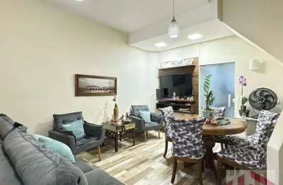 Casa com 3 dormitórios à venda, 120 m² por r$ 750.000,00 - campo grande - santos/sp
