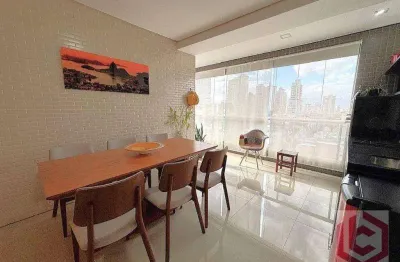 Apartamento com 3 dormitórios à venda, 128 m² por r$ 1.700.000,00 - embaré - santos/sp