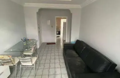 Apartamento mobiliado com 2 dormitórios para alugar, 75 m² por r$ 4.000 pacote/mês - boqueirão - santos/sp