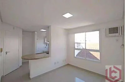Apartamento com 1 dormitório à venda, 37 m² por r$ 370.000,00 - boqueirão - santos/sp