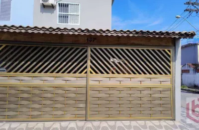 Casa com 2 dormitórios à venda por r$ 320.000,00 - mirim - praia grande/sp
