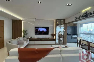 Apartamento com 3 dormitórios à venda, 136 m² por r$ 2.410.000,00 - boqueirão - santos/sp