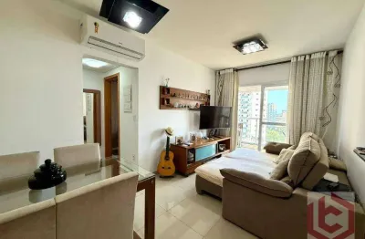 Apartamento com 1 dormitório à venda, 51 m² por r$ 670.000 - embaré - santos/sp