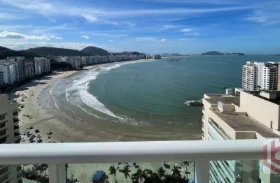 Cobertura com 2 dormitórios à venda, 196 m² por r$ 2.450.000 - jardim las palmas - guarujá/sp