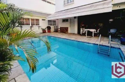 Casa com 4 dormitórios, 350 m² - venda por r$ 3.100.000 ou aluguel por r$ 15.000 pacote/mês - boqueirão - santos/sp