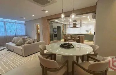 Apartamento com 3 dormitórios à venda, 159 m² por r$ 2.300.000 - gonzaga - santos/sp