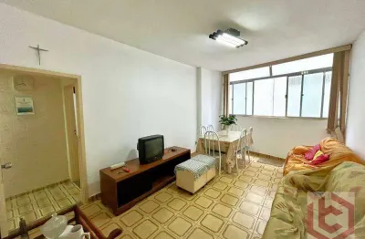 Apartamento com 1 dormitório à venda, 50 m² por r$ 360.000,00 - embaré - santos/sp