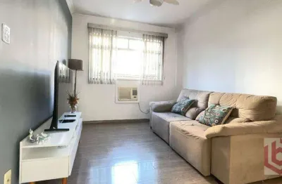 Apartamento com 2 dormitórios à venda, 60 m² por r$ 456.000,00 - embaré - santos/sp