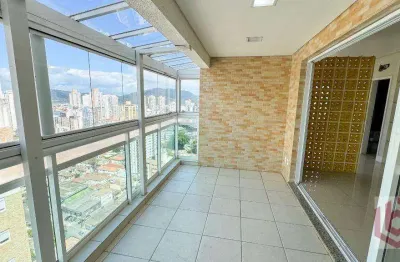 Cobertura com 3 dormitórios à venda, 189 m² por r$ 2.230.000,00 - ponta da praia - santos/sp