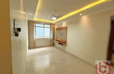 Apartamento com 1 dormitório à venda, 74 m² por r$ 399.000 - ponta da praia - santos/sp