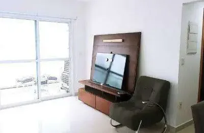 Apartamento com 1 dormitório para alugar, 55 m² por r$ 4.400 pacote/mês - embaré - santos/sp