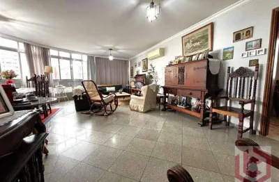 Apartamento com 3 dormitórios à venda, 200 m² por r$ 1.490.000,00 - gonzaga - santos/sp