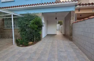 Casa com 3 dormitórios para alugar, 150 m² por r$ 7.500,00/mês - boqueirão - santos/sp