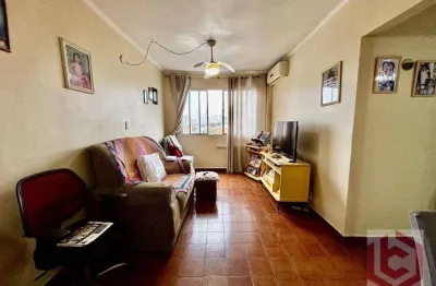 Apartamento com 2 dormitórios à venda, 81 m² por r$ 500.000,00 - embaré - santos/sp