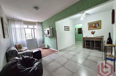 Apartamento com 2 dormitórios à venda, 84 m² por r$ 460.000,00 - embaré - santos/sp