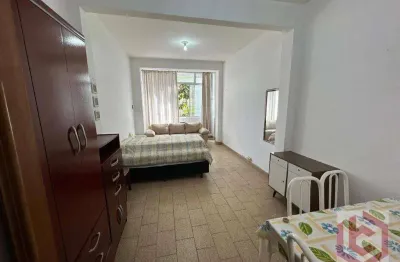 Kitnet com 1 dormitório à venda, 40 m² por r$ 291.000,00 - boqueirão - santos/sp