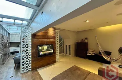 Casa com 3 dormitórios à venda, 120 m² por r$ 880.000,00 - marapé - santos/sp