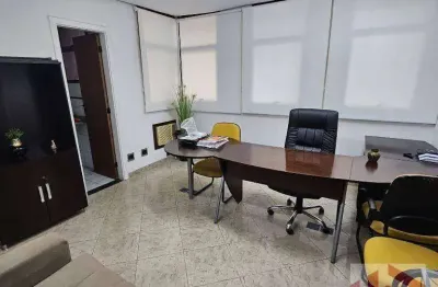 Sala mobiliada, 53 m² - venda por r$ 220.000 ou aluguel por r$ 2.500 pacote/mês - vila nova - santos/sp