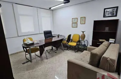 Sala mobiliada, 53 m² - venda por r$ 220.000 ou aluguel por r$ 2.500 pacote/mês - vila nova - santos/sp