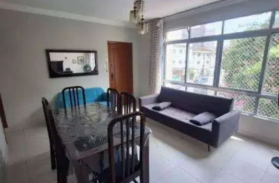 Apartamento com 2 dormitórios para alugar por r$ 3.800 pacote/mês - boqueirão - santos/sp