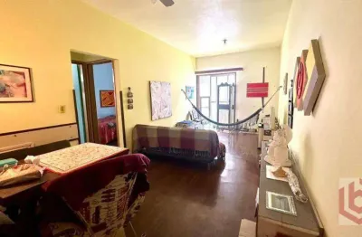 Apartamento com 1 dormitório à venda, 65 m² por r$ 385.000,00 - pompéia - santos/sp