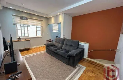 Casa com 2 dormitórios à venda, 86 m² por r$ 690.000,00 - boqueirão - santos/sp