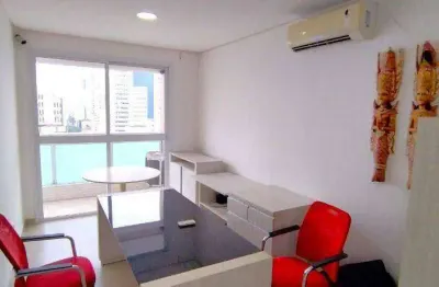 Conjunto para alugar, 44 m² por r$ 4.000,00 + encargos/mês - boqueirão - santos/sp