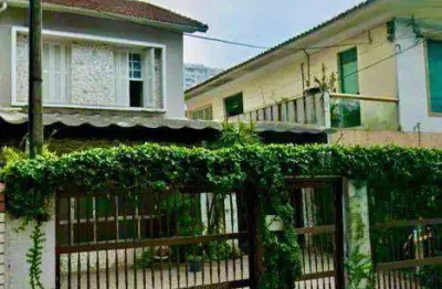 Casa com 3 dormitórios à venda, 206 m² por r$ 2.500.000,00 - gonzaga - santos/sp