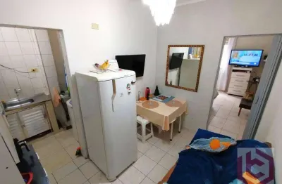 Kitnet com 1 dormitório à venda, 36 m² por R$ 215.000 - Centro - São Vicente/SP