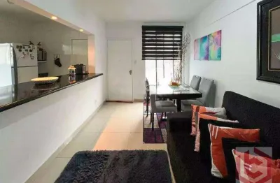 Apartamento com 2 dormitórios à venda, 66 m² por R$ 630.000,00 - Embaré - Santos/SP