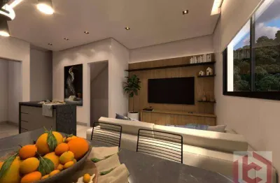 Casa com 2 dormitórios à venda, 90 m² por R$ 430.000,00 - Macuco - Santos/SP