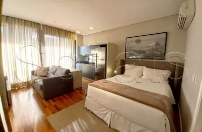 Fl residence, apto próximo ao shopping vila olímpia, para locação com 35m².