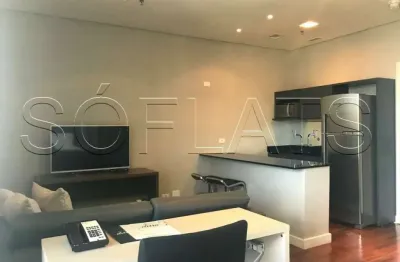 Flat fl residence próximo ao shopping vila olímpia para locação com 1 dormitório e 42m²