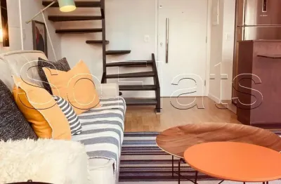 Apartamento urbano duplex para locação com 46m² 1 dormitório 1 vaga de garagem