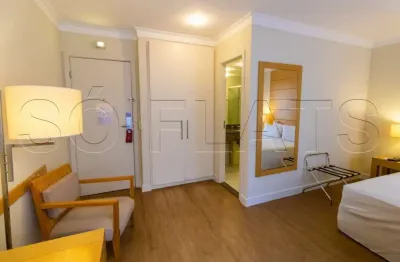 Flat nobile hotels 29m² 1 dormitório 1 vaga no jardim aeroporto para locação.