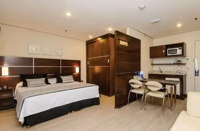 Studio transamérica nações unidas disponível para venda com 28m², 01 dorm e 01 vaga de garagem