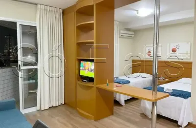 Flat no the premium osasco com 1 dormitório e 1 vaga de garagem disponível para locação no centro.