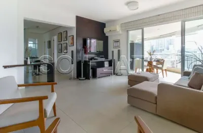 Flat ciragan disponivel para venda com 118m², 03 dormitórios e 02 vagas de garagem