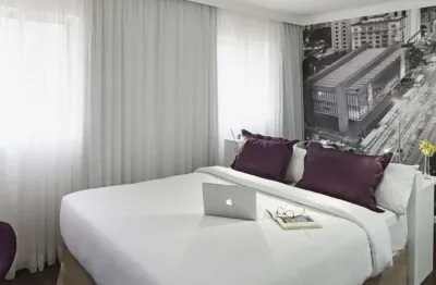 Flat mercure paulista disponível para venda com 29m² e 01 vaga de garagem