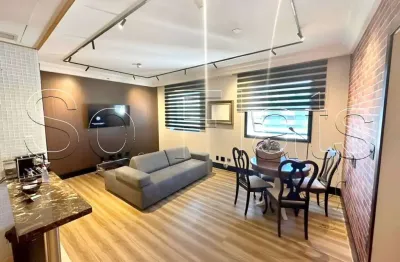 Flat innside higienópolis disponível para venda com 60m², 02 dorms e 01 vaga de garagem